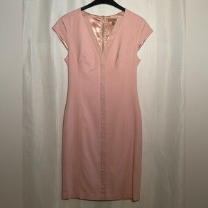 Ted Baker Blush V-Neck Midi Dress